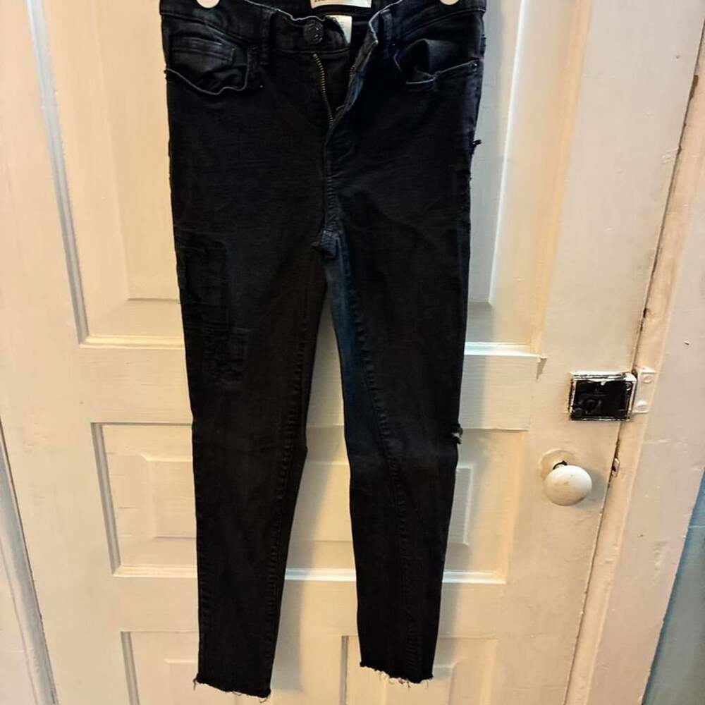 Mudd Skinny Distressed Black Denim Jeans